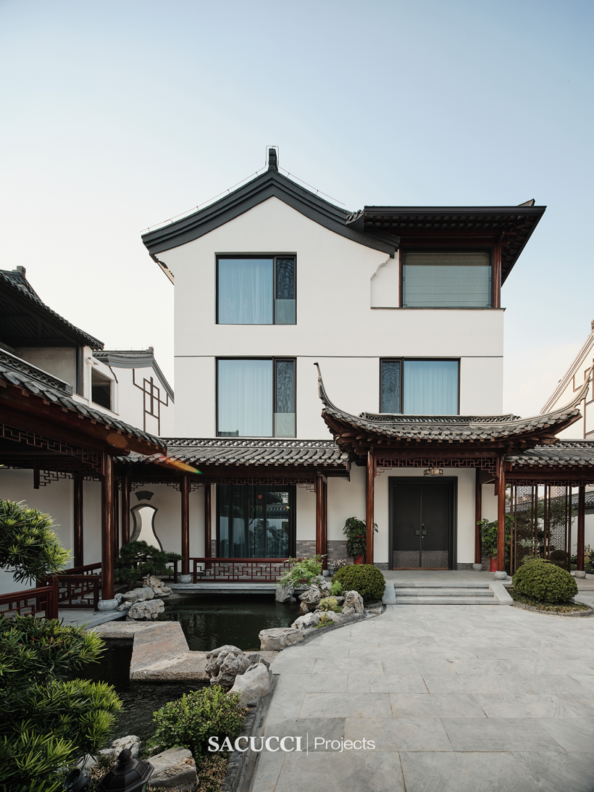 SACUCCI案例赏析|扬州院子|木头在多元家居风格中的绽放（上）(图3)